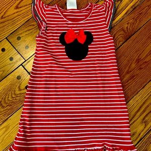 Minnie red and white ruffle dress